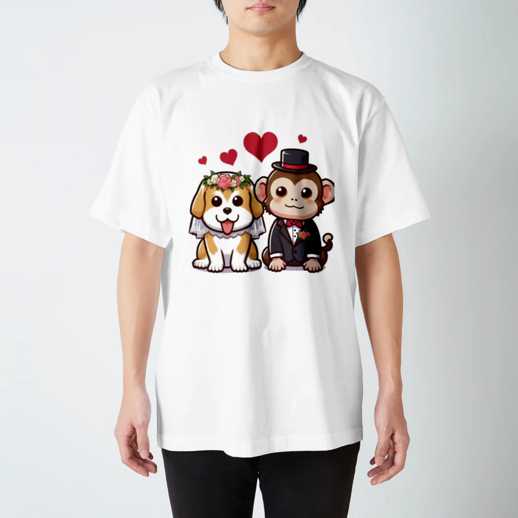 HERAX(へラックス）2号店の犬猿の仲～愛の力で仲良し～ スタンダードTシャツ