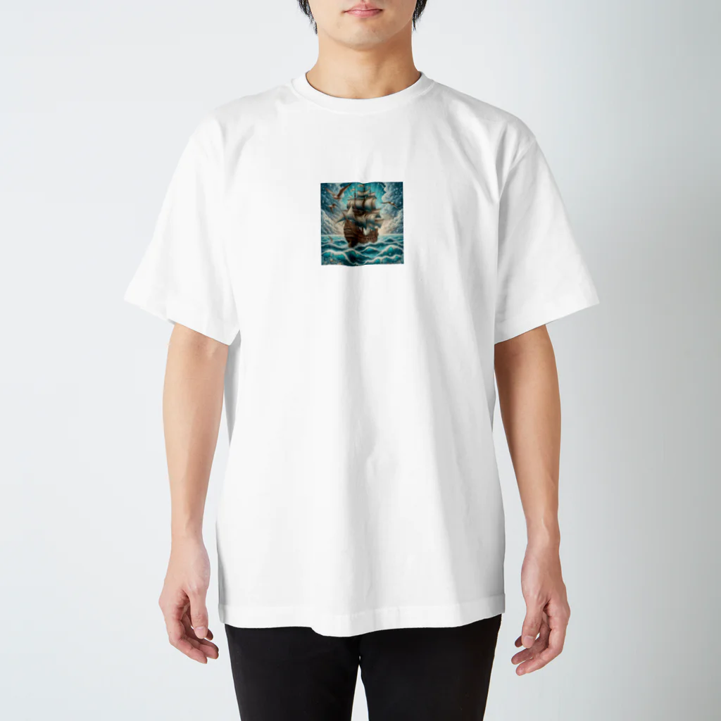 波乗り南国🏝️の海賊船 Regular Fit T-Shirt