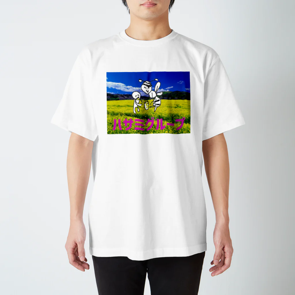 ankogasukidaのHASAMI Tシャツ スタンダードTシャツ