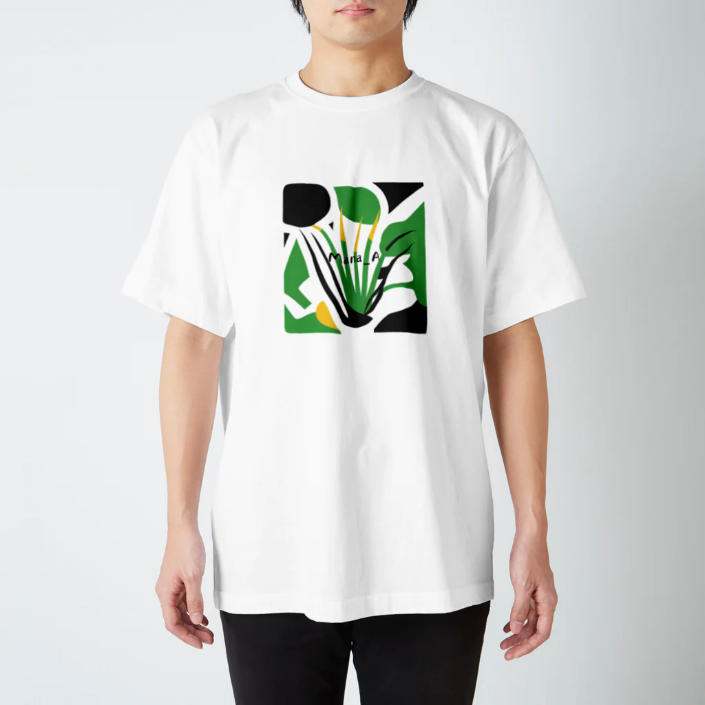 Mana AのカラフルTillandsia Regular Fit T-Shirt