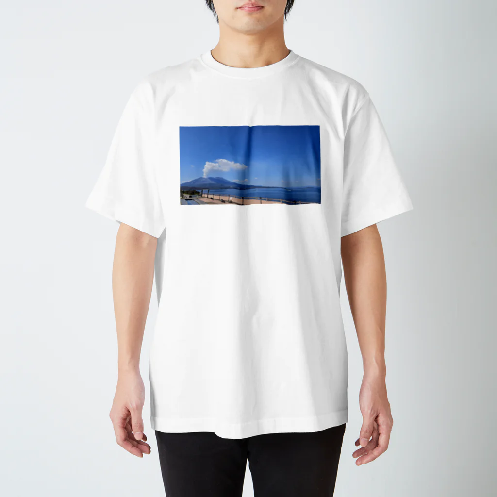 Palm🌴の桜島🌴南国鹿児島 Regular Fit T-Shirt