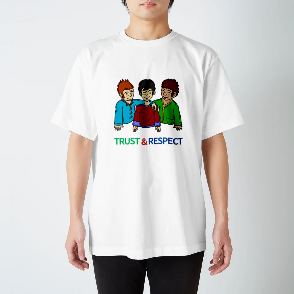 AwagoModeのTRUST&RESPECT Type1 (8) スタンダードTシャツ