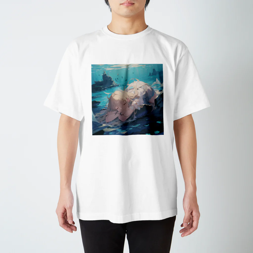 A.Mの海の世界でお昼寝 Regular Fit T-Shirt