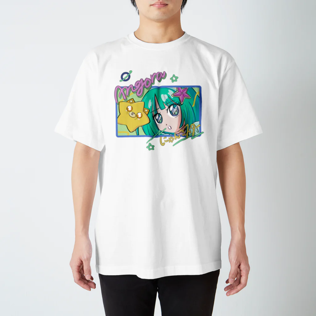 にゃんこスターのアパレルショップ「boutique AYUMI」の魔法少女ANGORAスタンダードTシャツ Regular Fit T-Shirt