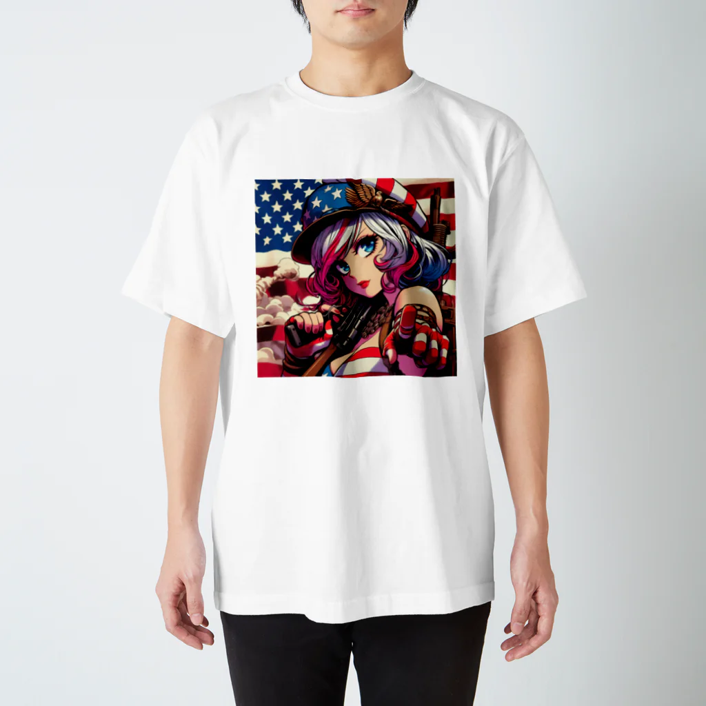 それなりのアメリカ姐さん Regular Fit T-Shirt