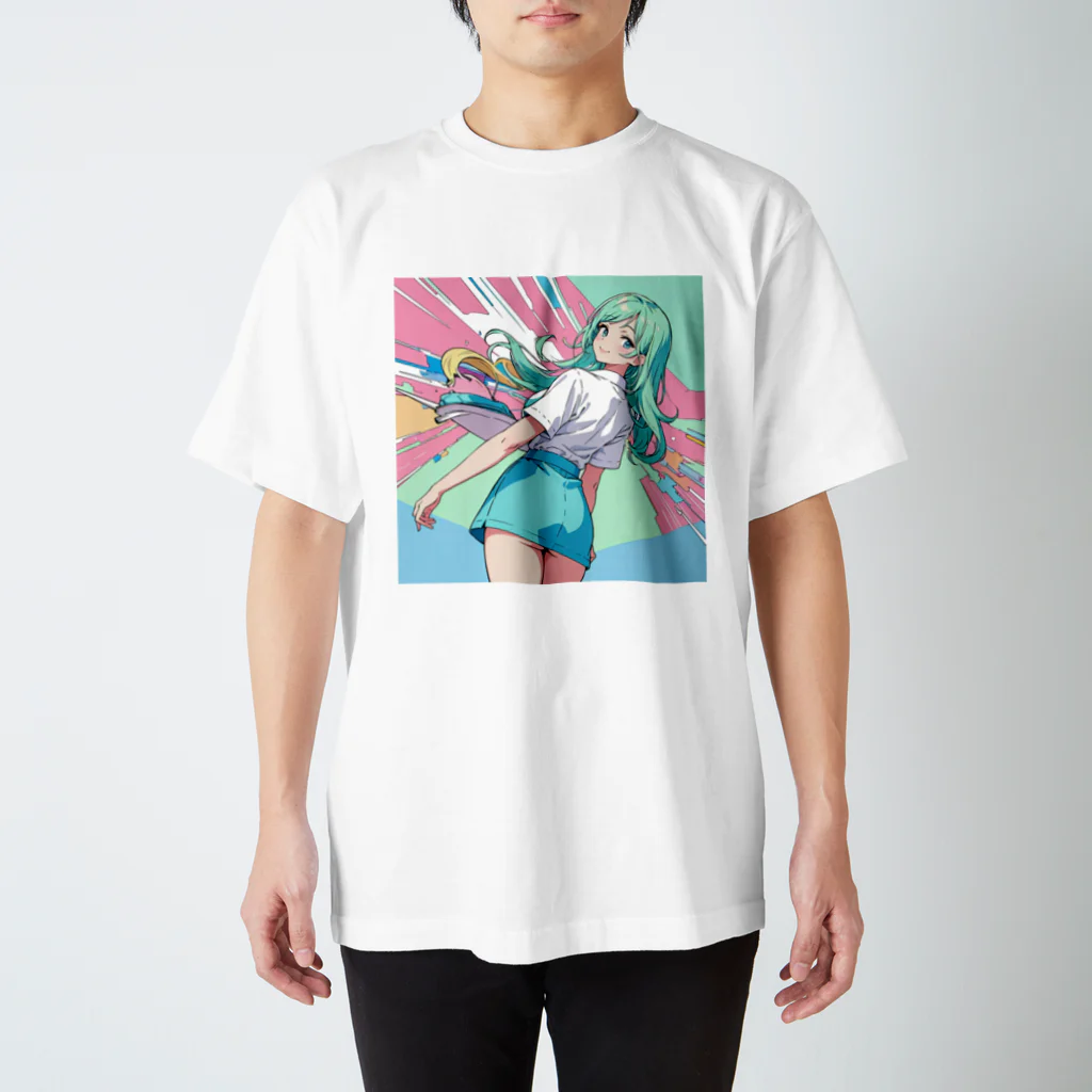 yozoraniyumeoの魔法キャリアウーマン少女 Regular Fit T-Shirt