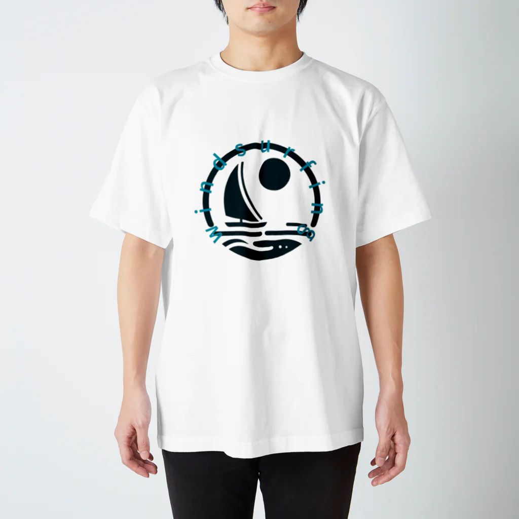 Mt_Pear_Designのwindsurfing Regular Fit T-Shirt