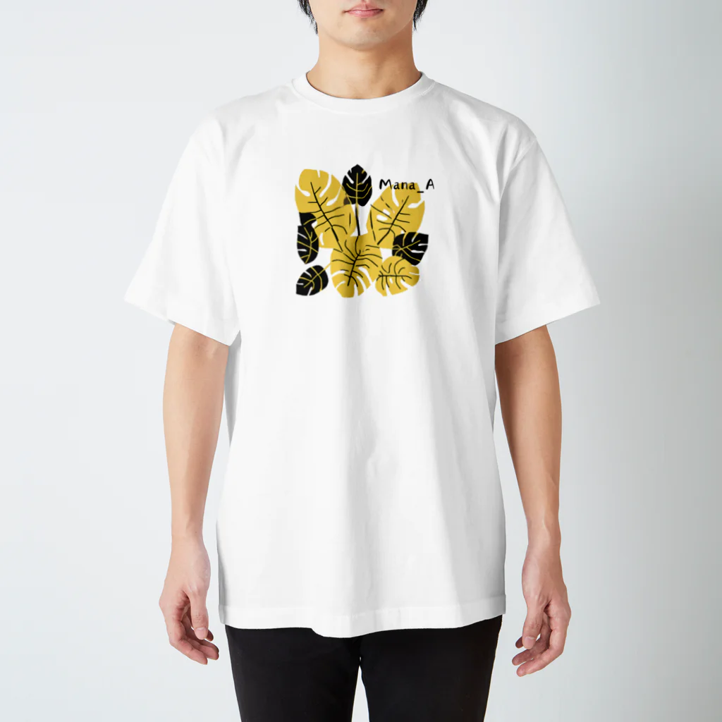 Mana AのカラフルMonstera スタンダードTシャツ