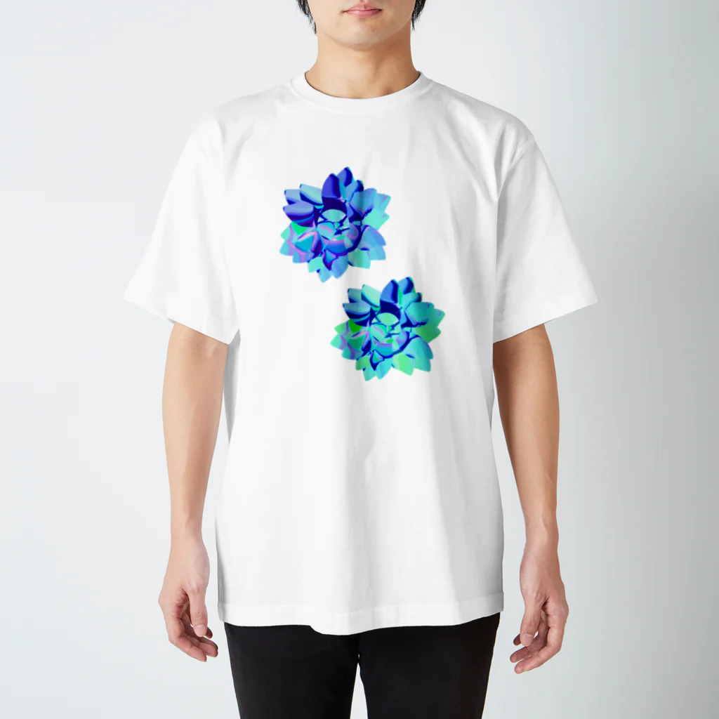 花色蓮人の氷漬けの花 Regular Fit T-Shirt