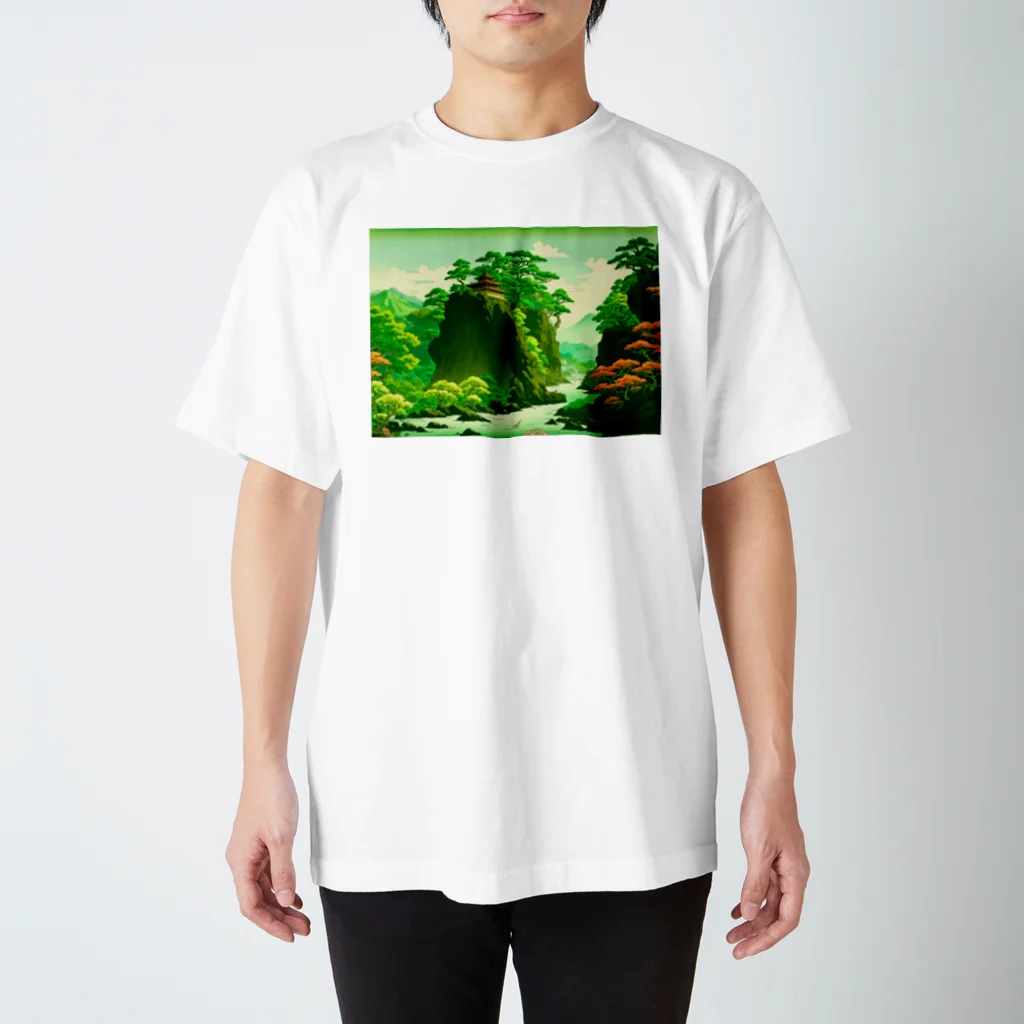 goblinakiyamaのdigital浮世絵 014 スタンダードTシャツ