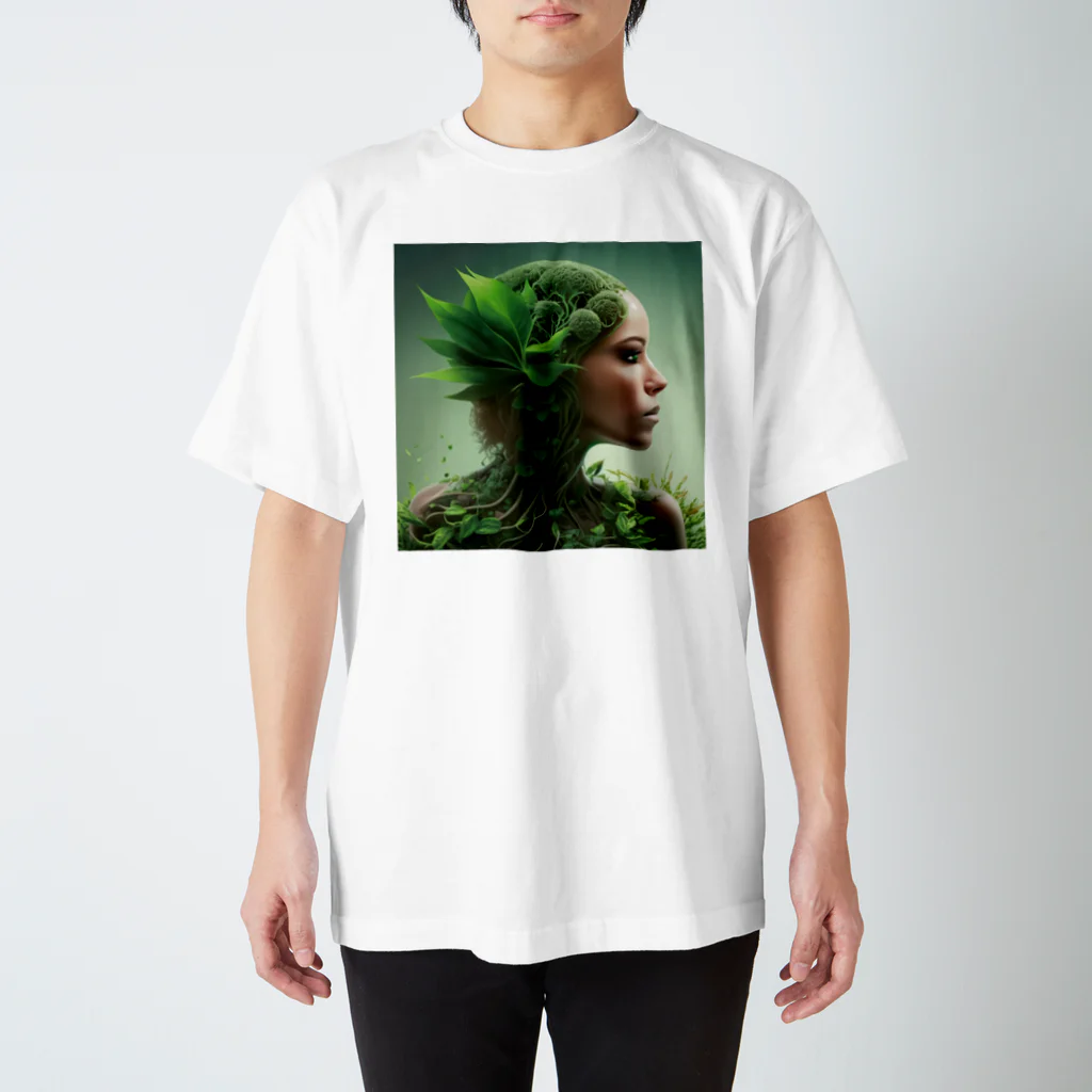 マルワーク S.Z.R.の植物系女子 スタンダードTシャツ