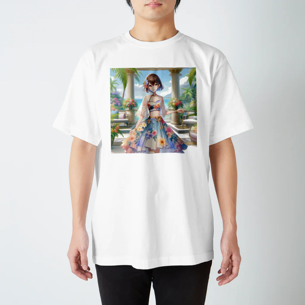 かるるんショップの夏と南国と休日と スタンダードTシャツ