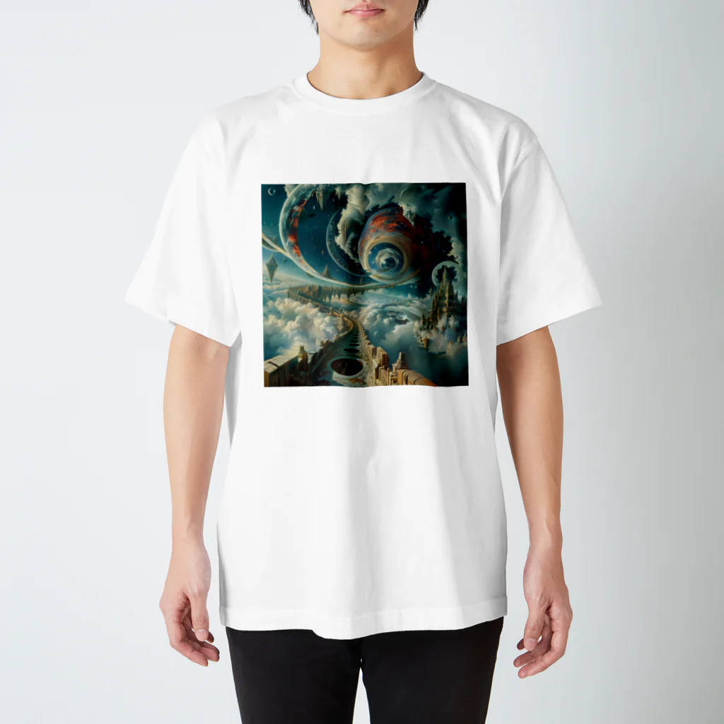 AQUAMETAVERSEの絶対実在 アメジスト 2846 Regular Fit T-Shirt