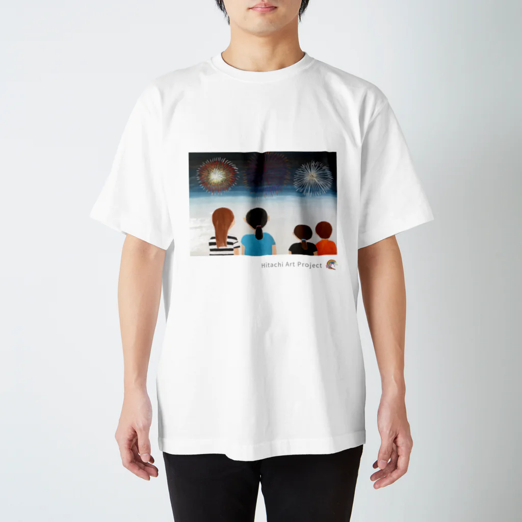 ひたちアートプロジェクト　Hitachi Art Projectの第8回公募展　念願の花火大会 Regular Fit T-Shirt