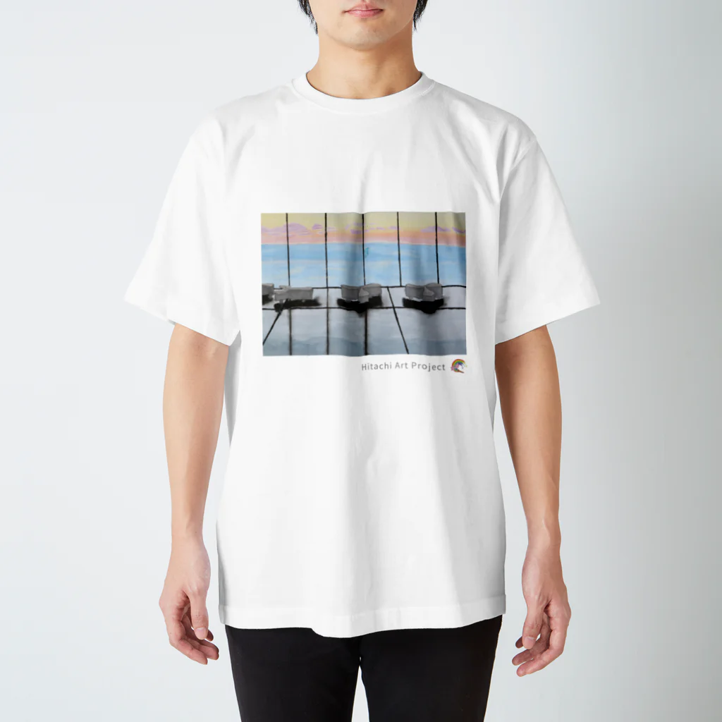 ひたちアートプロジェクト　Hitachi Art Projectの第8回公募展　夕焼け Regular Fit T-Shirt