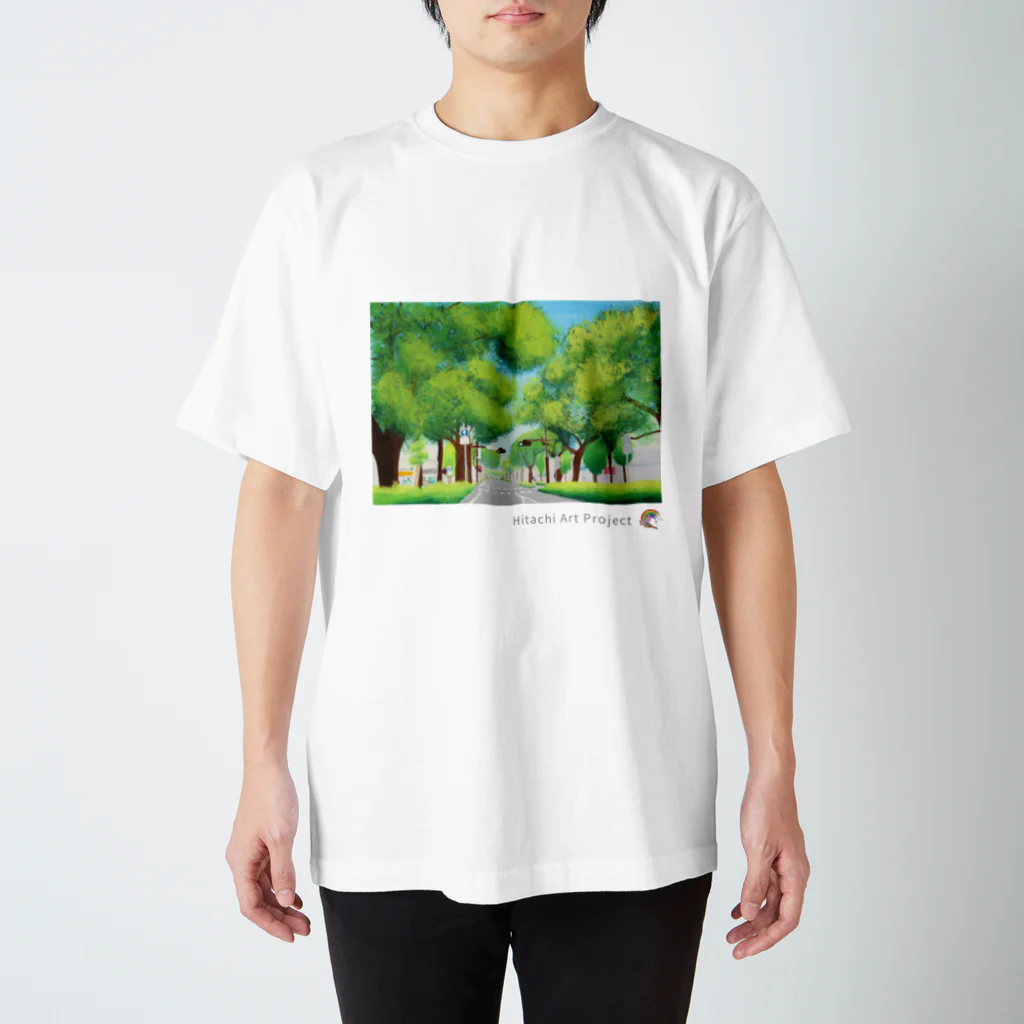 ひたちアートプロジェクト　Hitachi Art Projectの第8回公募展　日立の道 Regular Fit T-Shirt