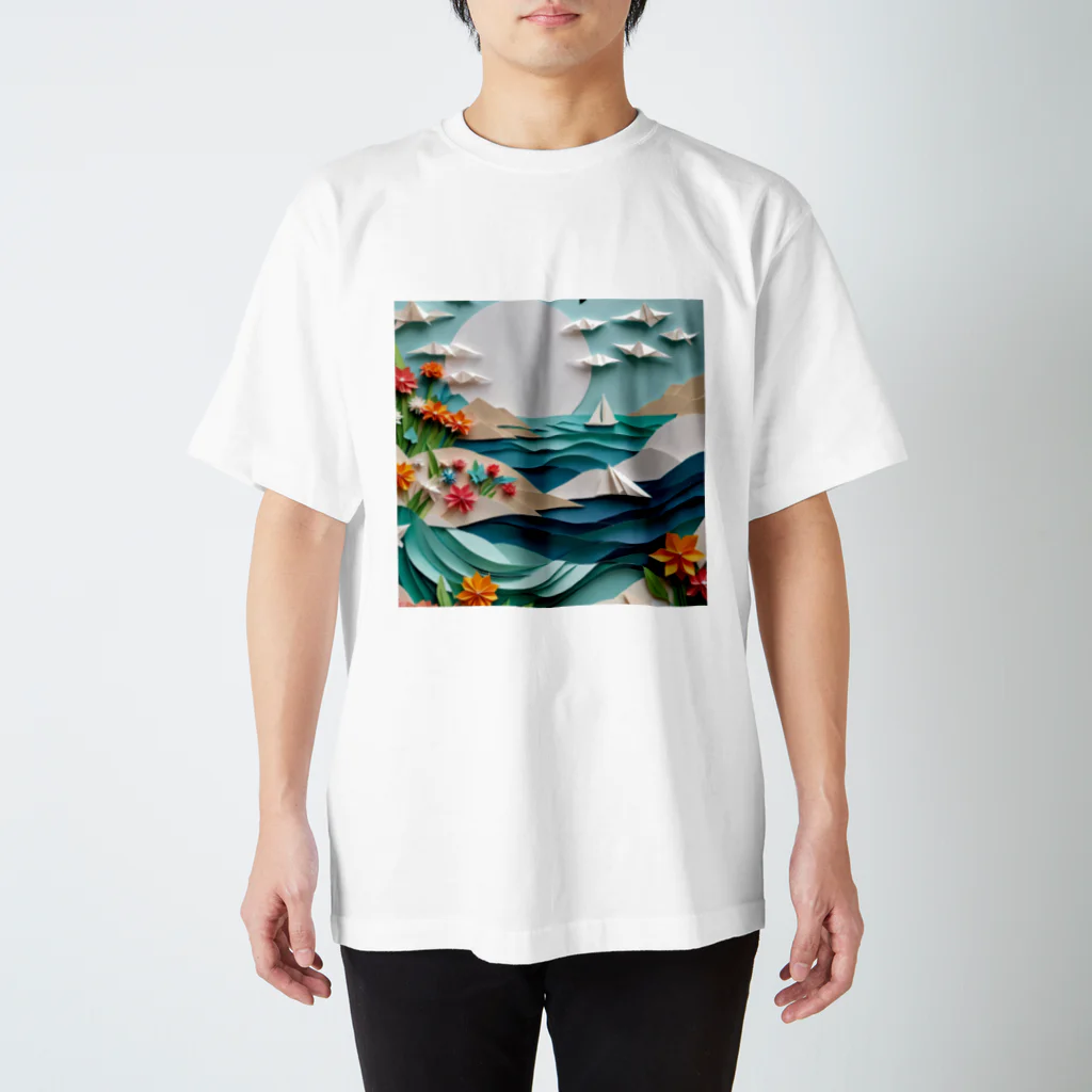 yukki1975の折り紙のイラスト_044 Regular Fit T-Shirt