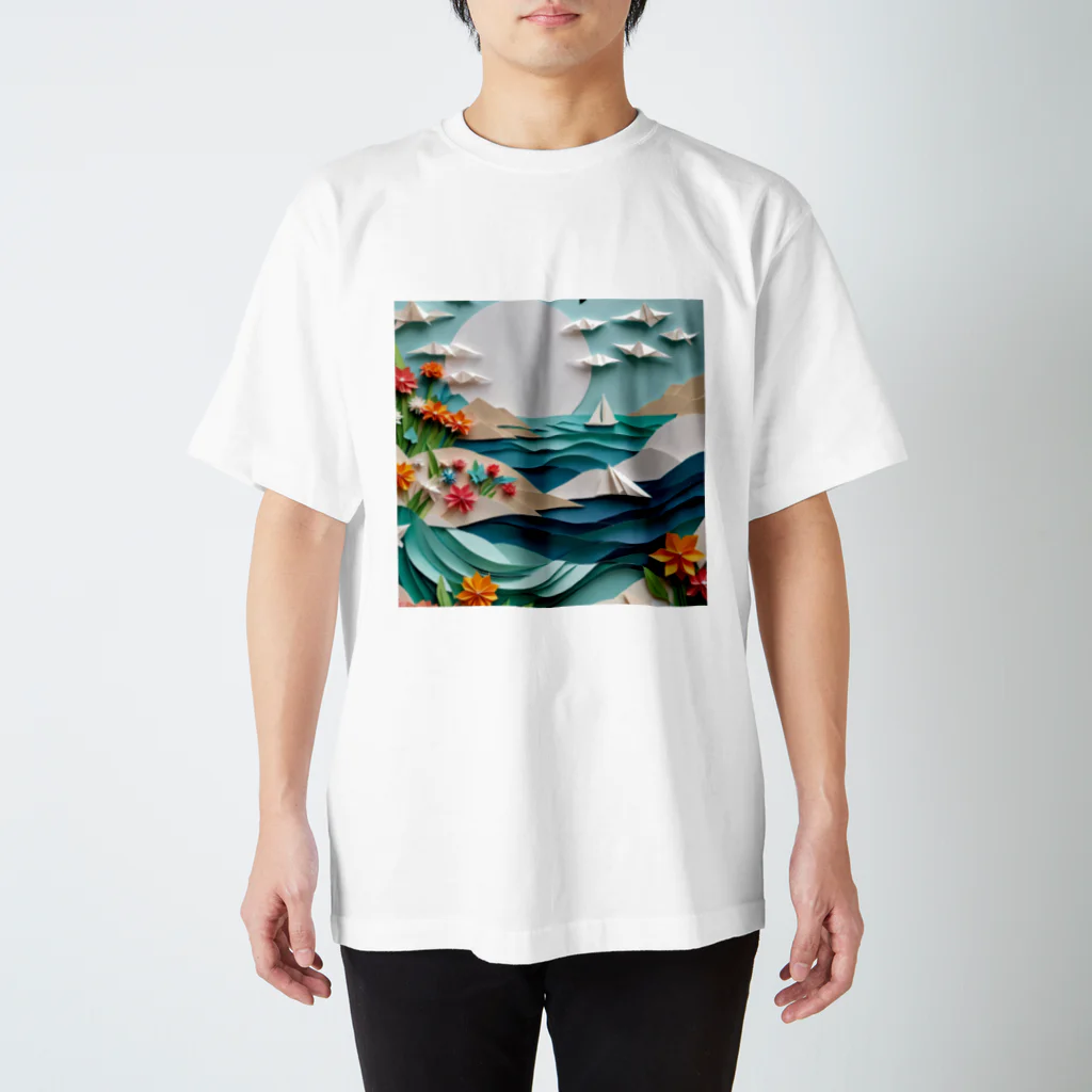 yukki1975の折り紙のイラスト_044 スタンダードTシャツ