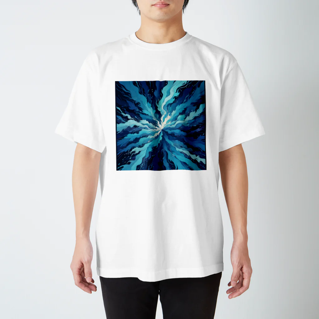 AI Fantasy Art Shopのart of fire④ Regular Fit T-Shirt