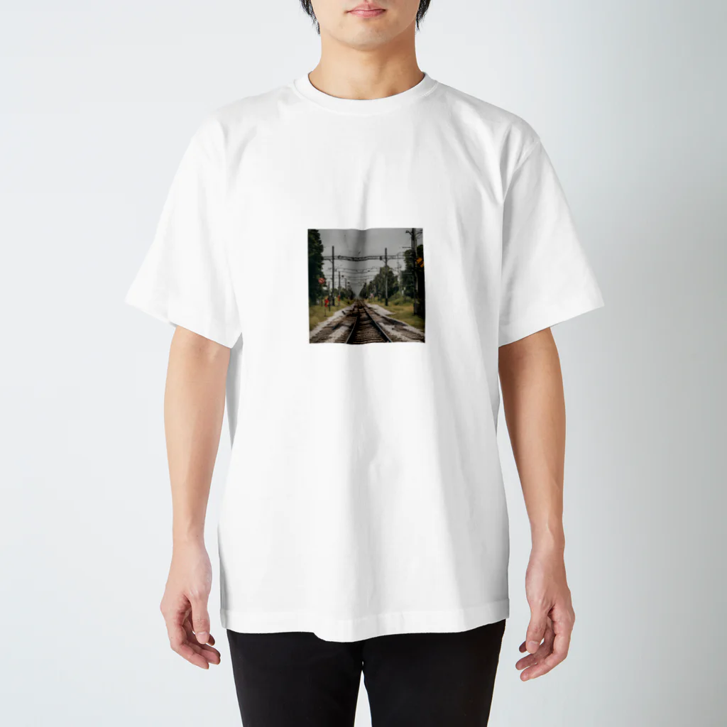 atoyuki_SHOPの鉄道レールデザイン Regular Fit T-Shirt