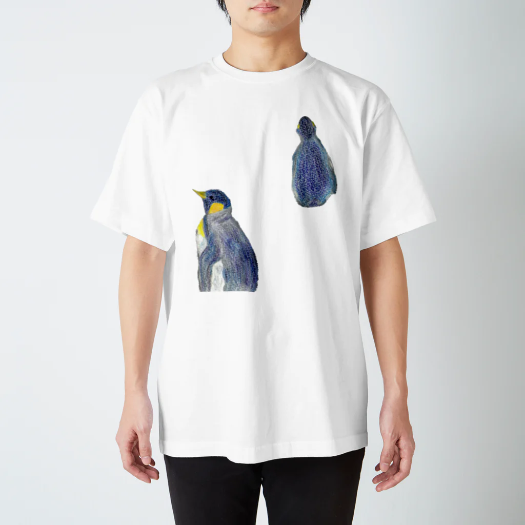 つぎの皇帝ペンギン　ふたり スタンダードTシャツ