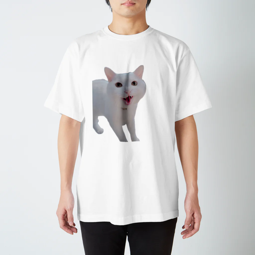 ふくねこのしろねこM スタンダードTシャツ