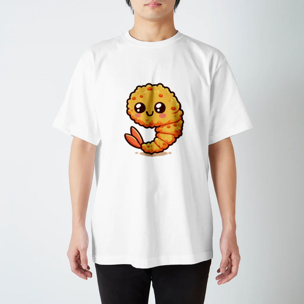 moka_mattarliのエビふりゃ〜くん スタンダードTシャツ