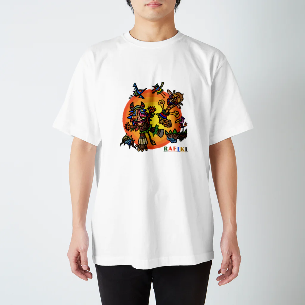 Colorful fam Earthのズンドコッ Regular Fit T-Shirt