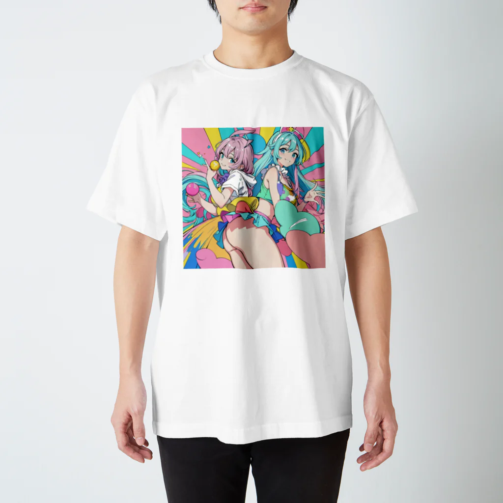 yozoraniyumeoの魔法サーカス姉妹少女 Regular Fit T-Shirt