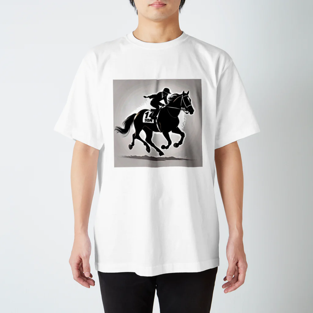 yu-zenの馬 Regular Fit T-Shirt