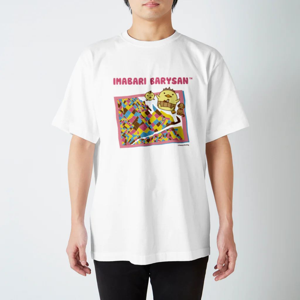 バリィさんオリジナル地図グッズのバリィさん×今治城Tシャツ スタンダードTシャツ