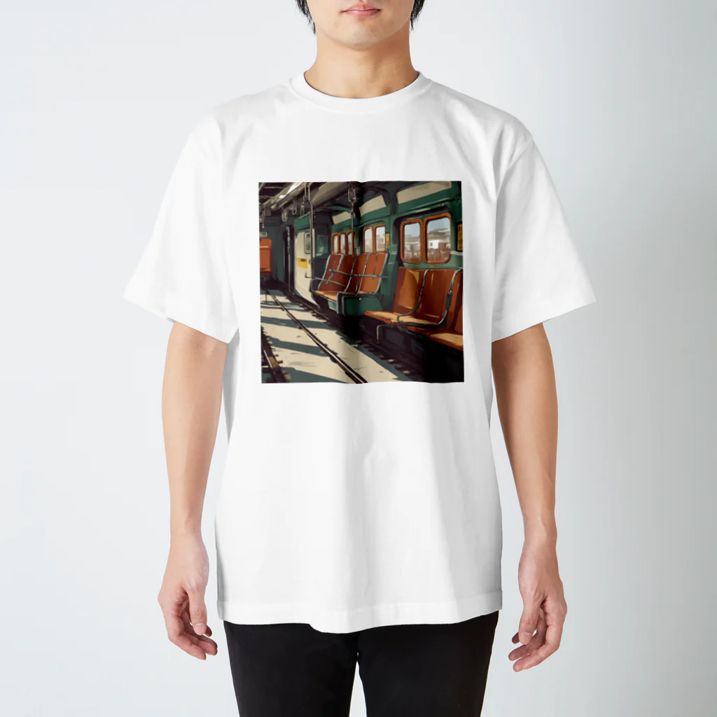 atoyuki_SHOPの電車座席２ スタンダードTシャツ