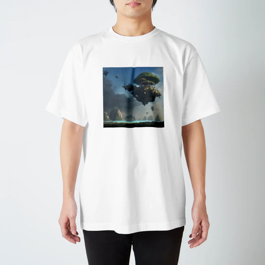 million-mindの浮く島 スタンダードTシャツ