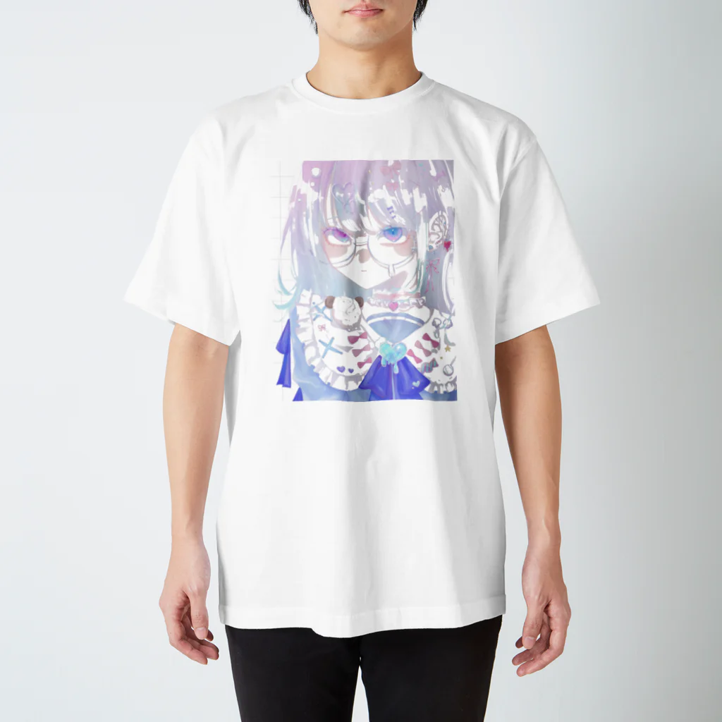 あまるり店のゆめかわ女の子 スタンダードTシャツ