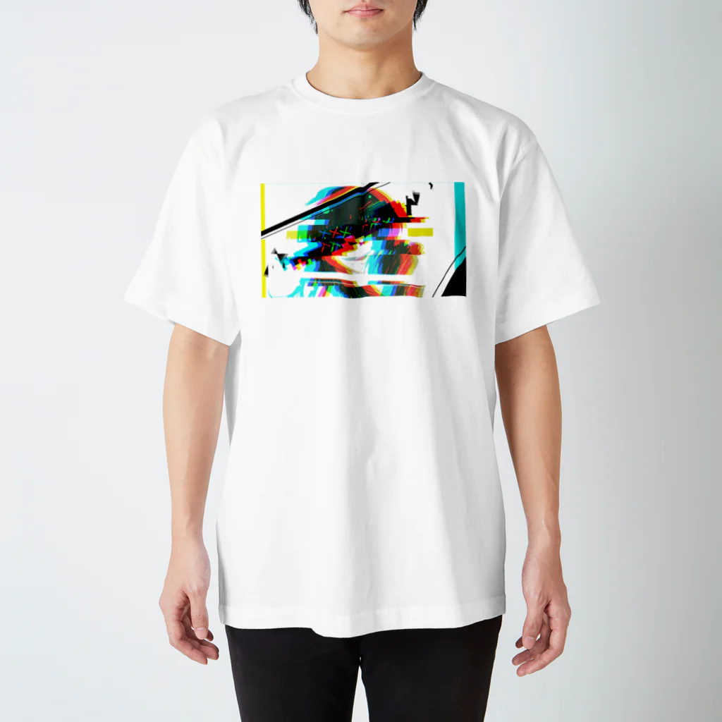 GlitchVTuberのグリッチしてるおんなのこ Regular Fit T-Shirt