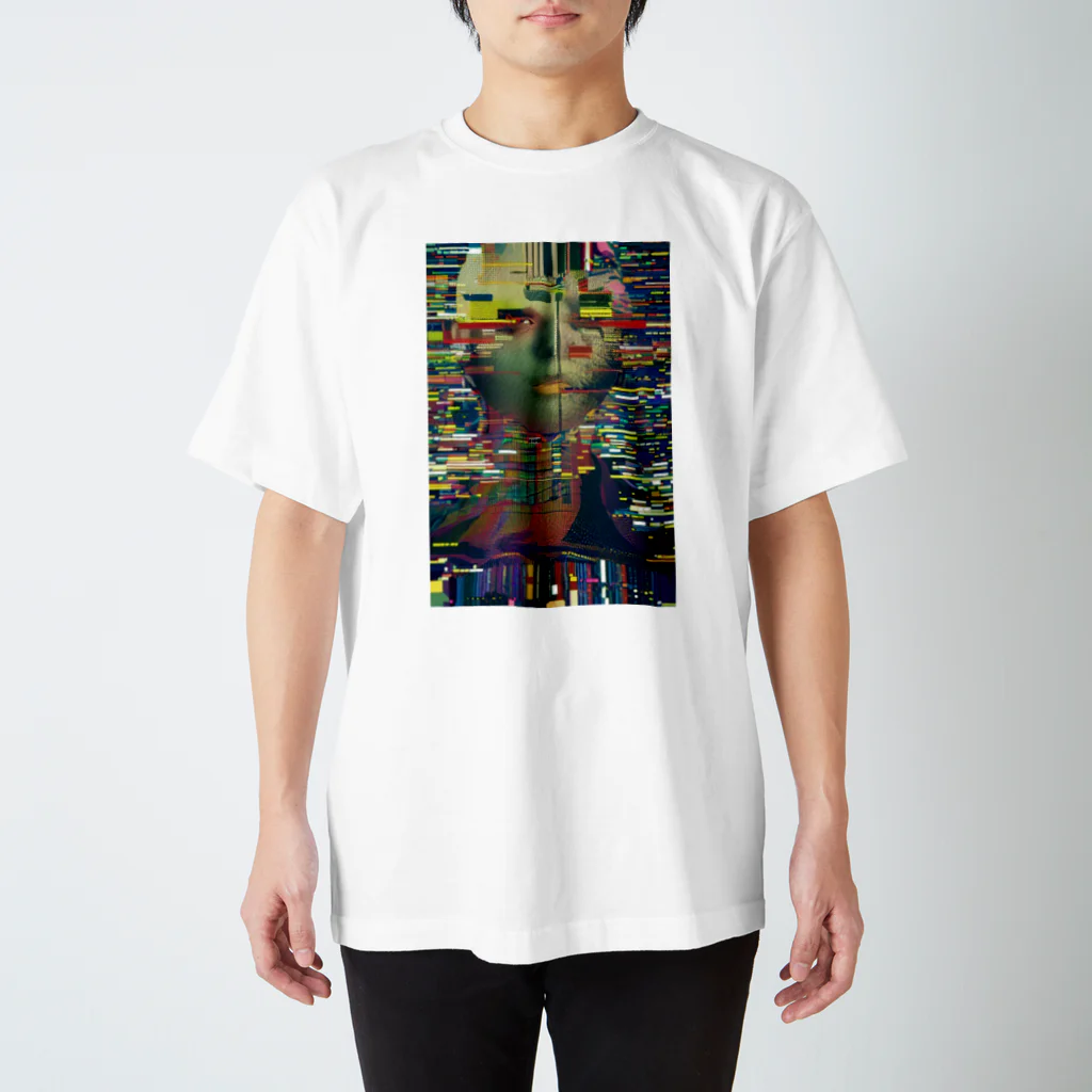 Blue planetのvol.4 glitch スタンダードTシャツ