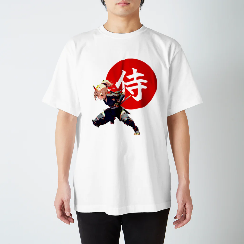 Hentai Cyberpunkのsamurai girl スタンダードTシャツ