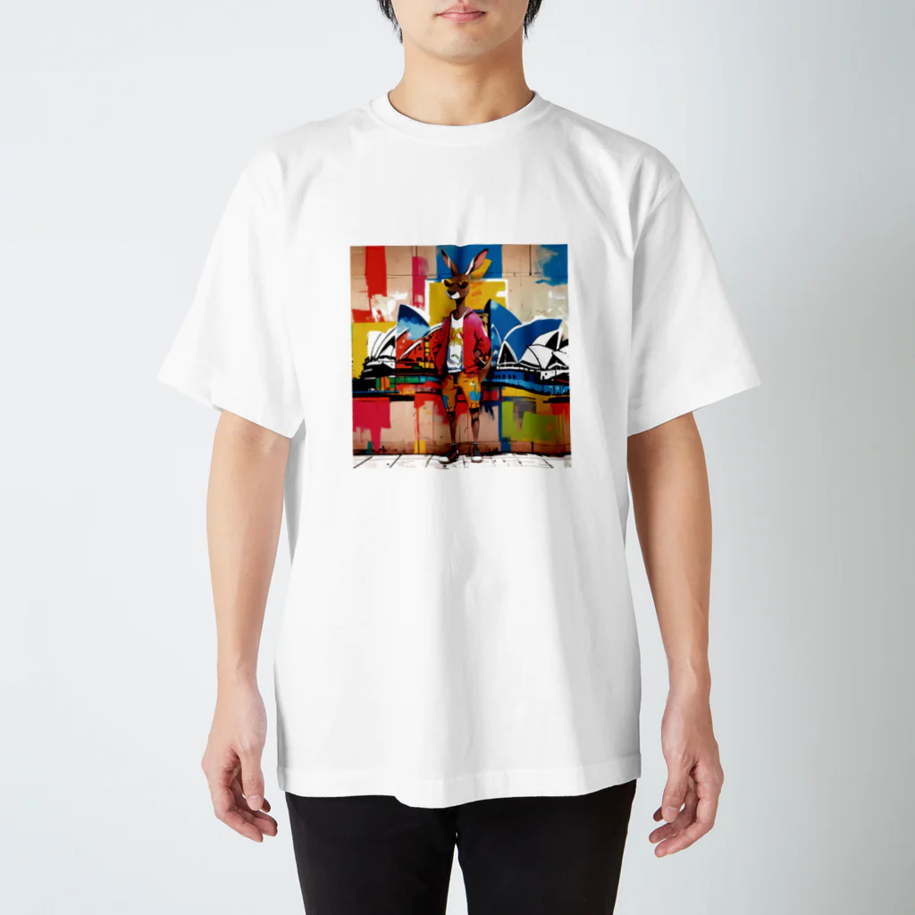 GRAFFITYのkanagroo-man-1 スタンダードTシャツ