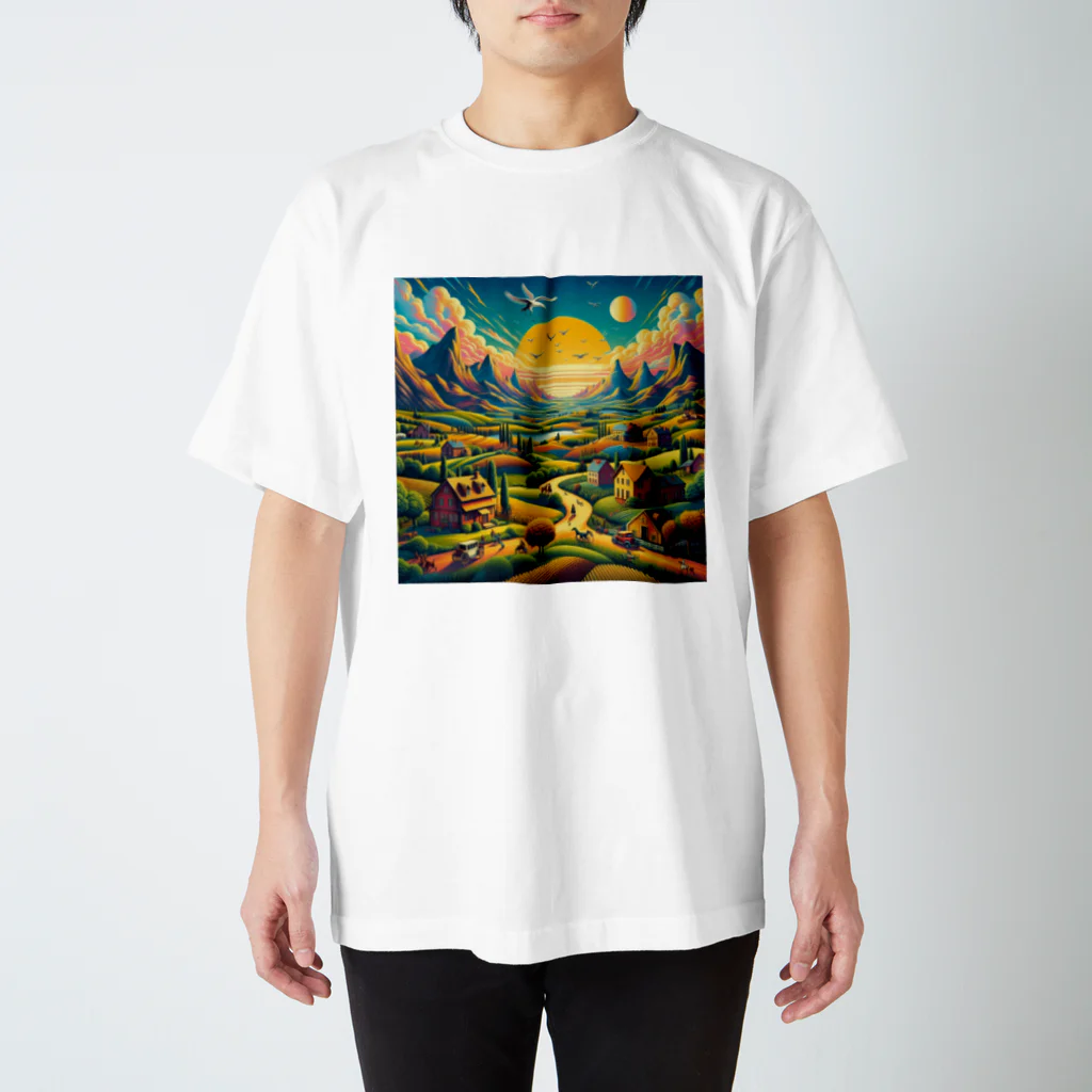 saoc11039のとある風景 Regular Fit T-Shirt