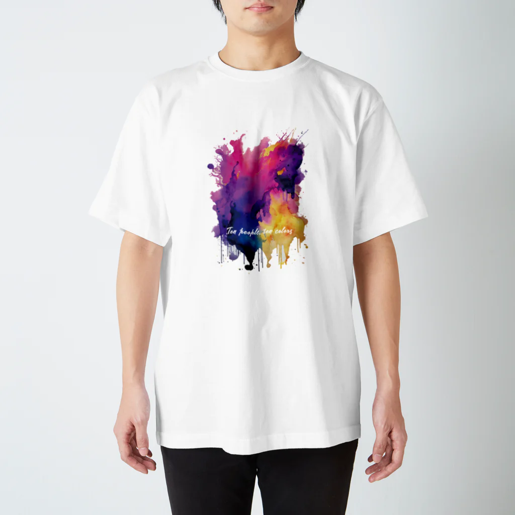 OPNの006_Ten people, ten colors スタンダードTシャツ