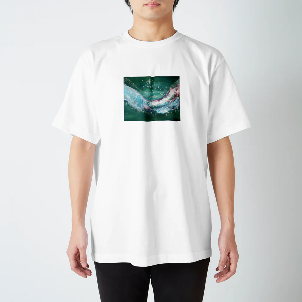 emilyart-japanの龍の背中 スタンダードTシャツ