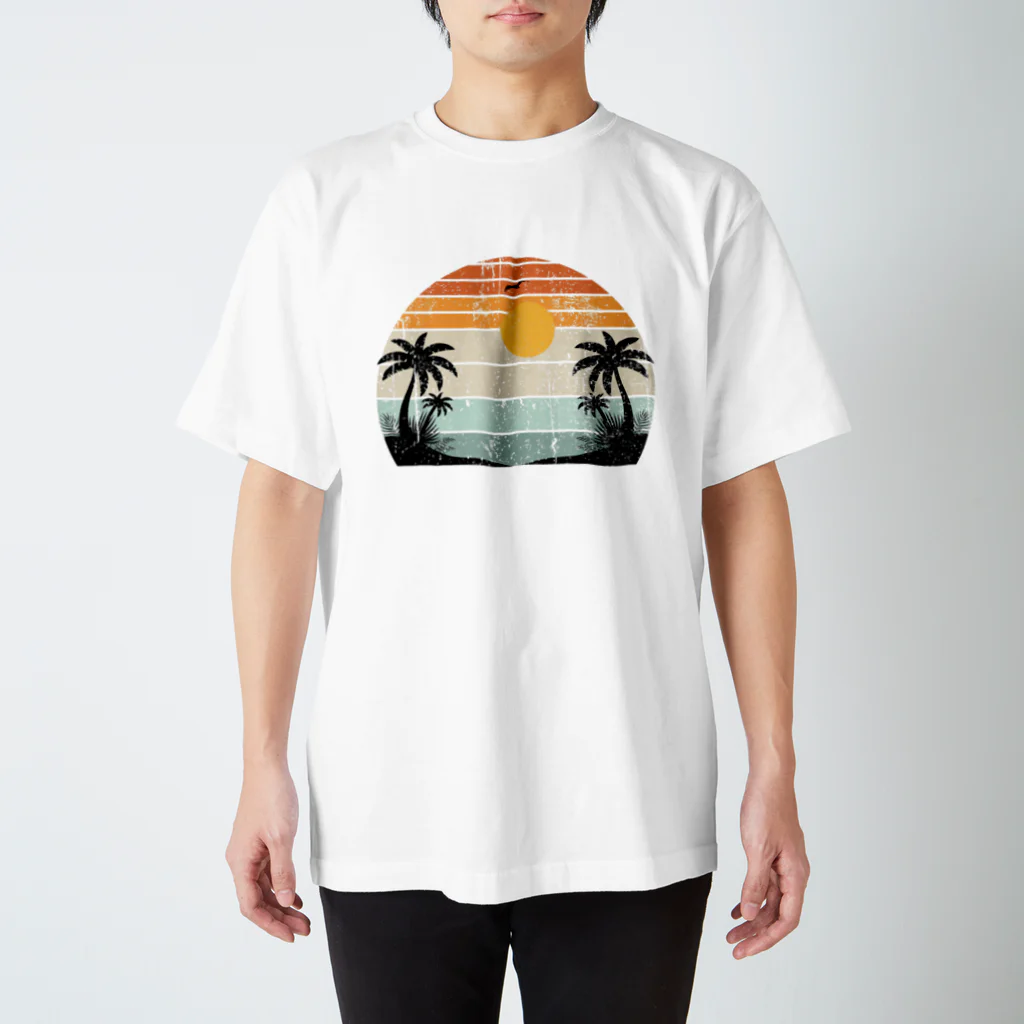 World_Teesの夏の陽射しとトロピカルな雰囲気が満載 Regular Fit T-Shirt