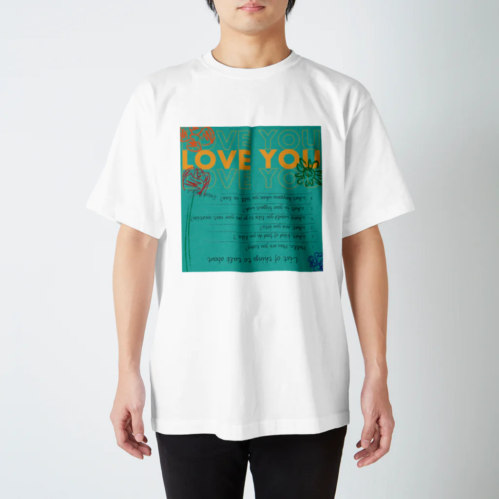 TRIPPOの好きなあの子と話すことリストTシャツ Regular Fit T-Shirt