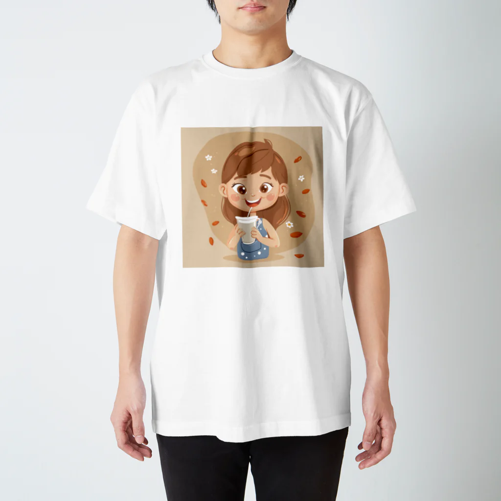 SSparrowのアーモンドミルク スタンダードTシャツ