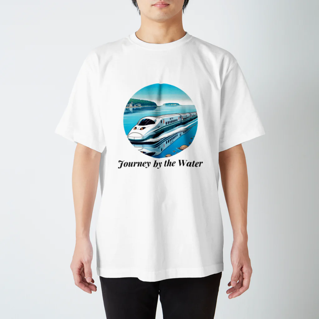 チェリモヤの新幹線 水辺の旅 01 Regular Fit T-Shirt