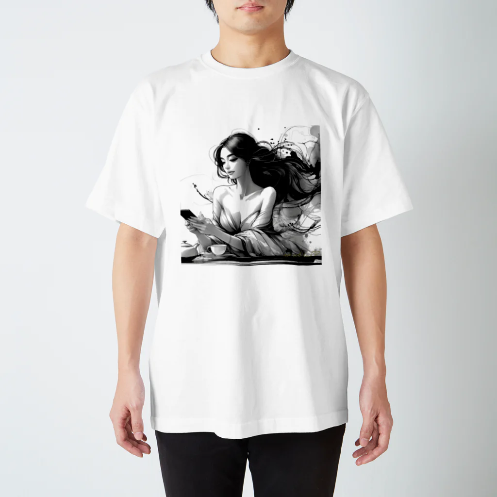 AZ-StylesのA Restful Sumi-e スタンダードTシャツ