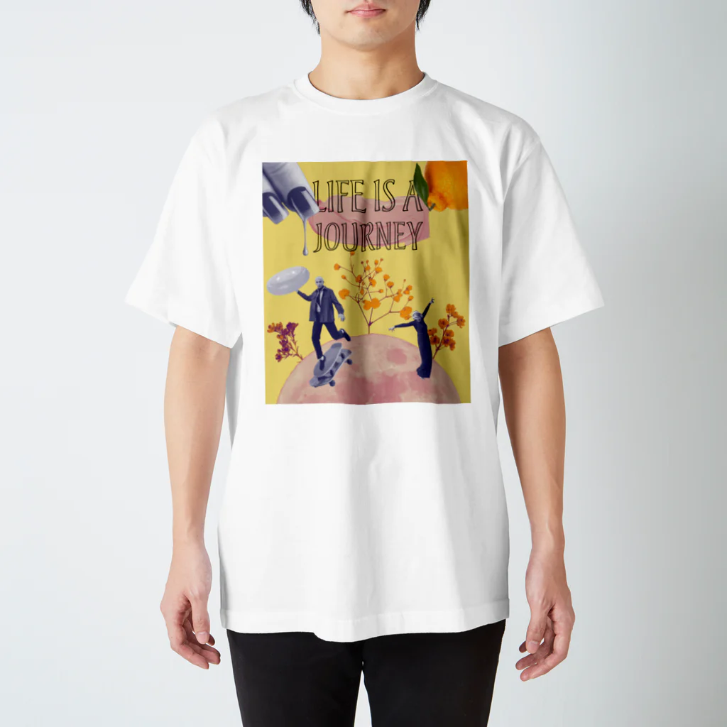 TANISANグラフィックのLife is a Journey スタンダードTシャツ