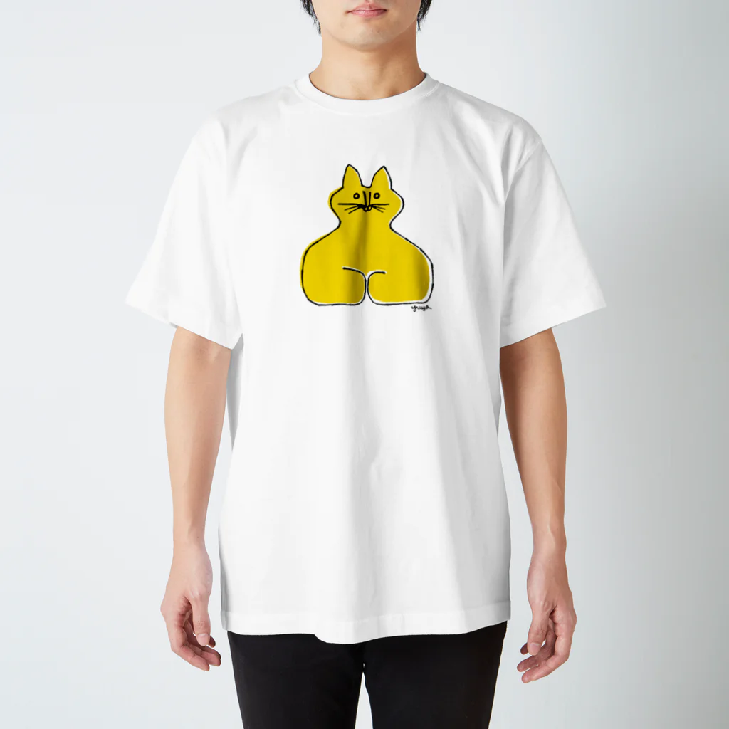 yuya_chokkin_kirieのすわる猫 スタンダードTシャツ