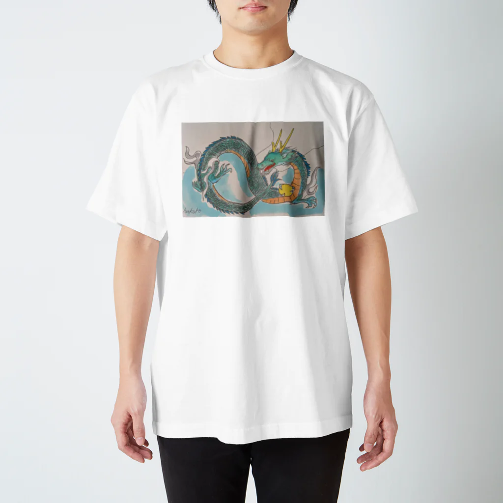 珍獣舎の開運の龍 スタンダードTシャツ