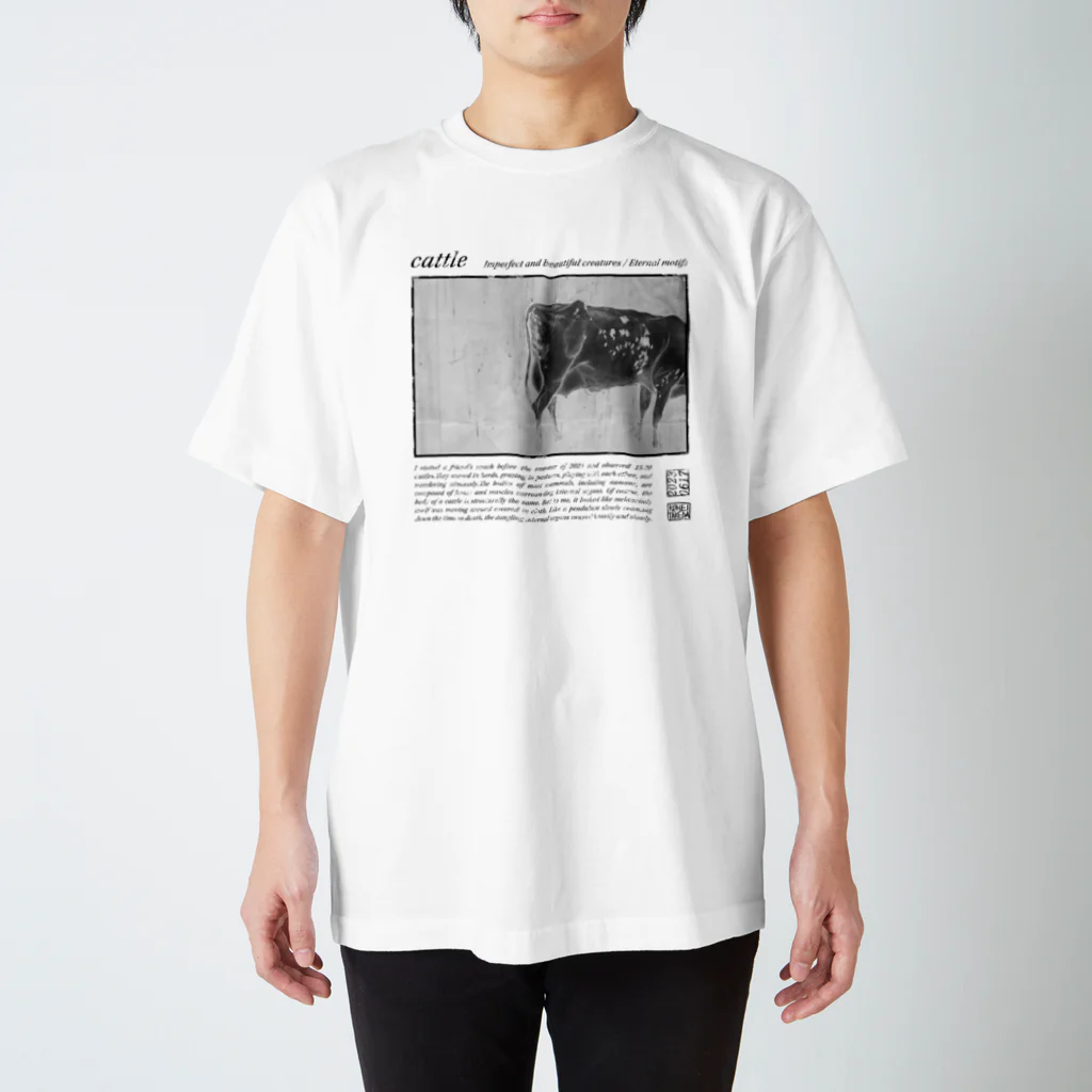 KOHEI TAKEDA - General Store -のCattle（Black Line） Regular Fit T-Shirt